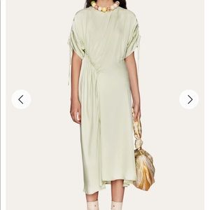 Stine Goya Davina Dress - Fog Green, XL, BNWT
